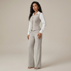 Tailored Wide-Leg Set