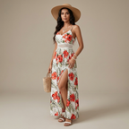 Floral Spaghetti Strap Dress