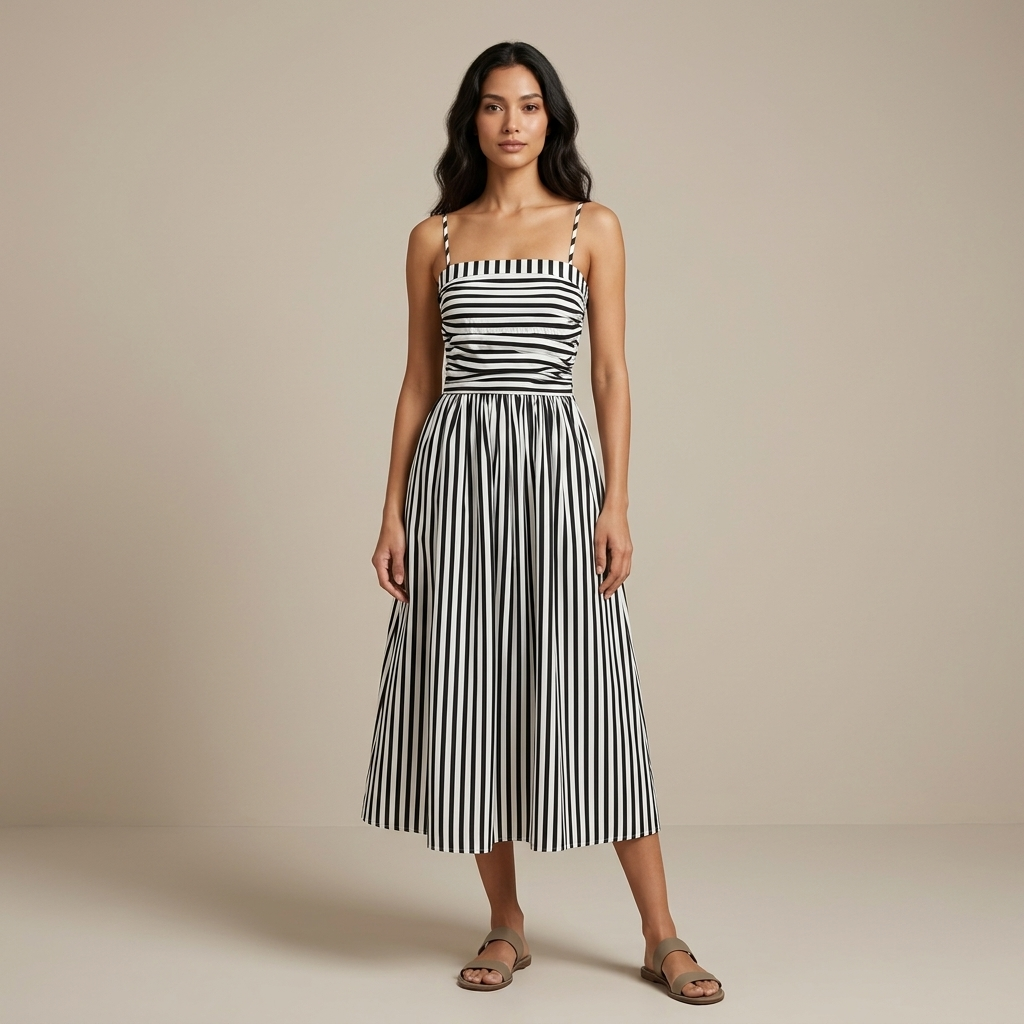 Striped Holiday Dress