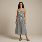 Striped Holiday Dress