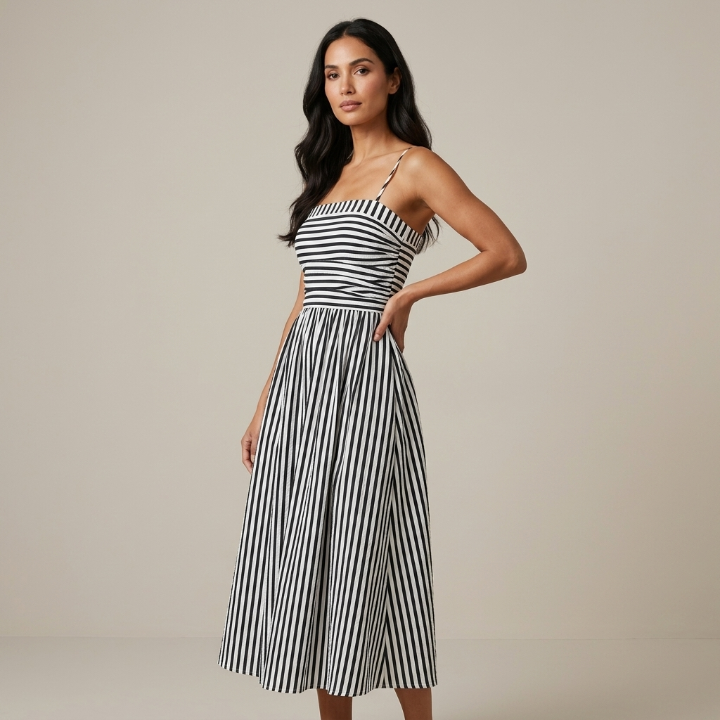 Striped Holiday Dress
