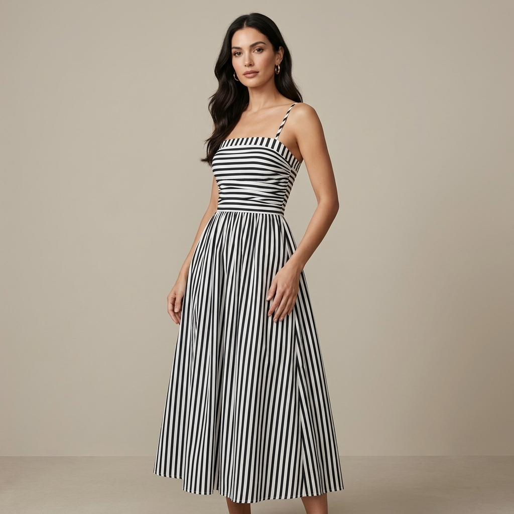 Striped Holiday Dress