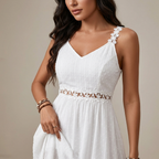 Embroidered Jacquard Dress