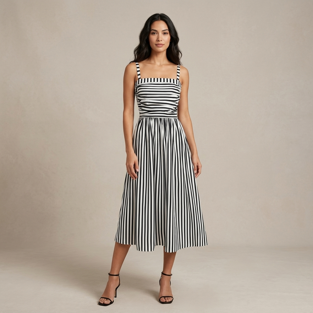 Striped Holiday Dress