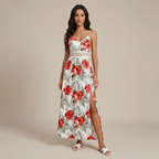 Floral Spaghetti Strap Dress