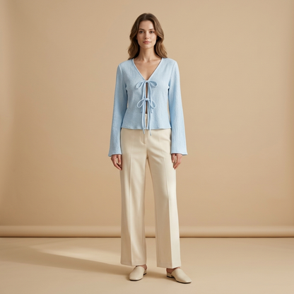Blouse for Women Soft Long Sleeve Top for Office Work Smart Casual Outfits